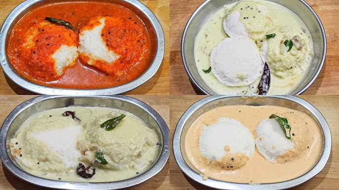 இட்லிக்கு விதம் விதமான சட்னிகள்